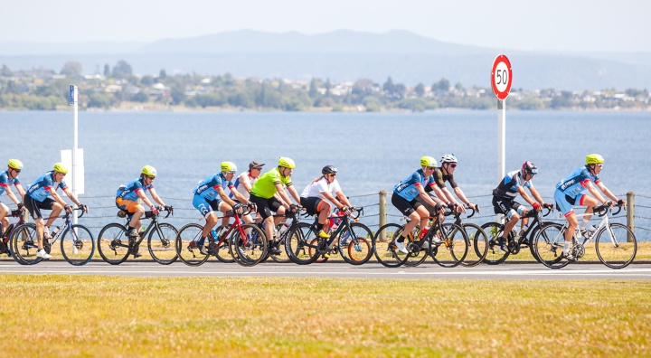 lake taupo cycle challenge map