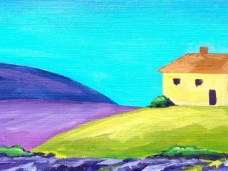 PAINT AND WINE NIGHT - Lavender Fields